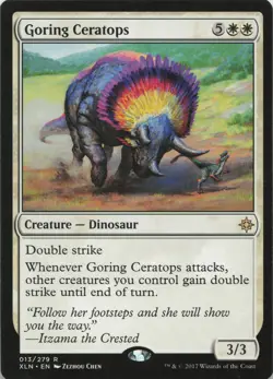 Goring Ceratops R Ixalan 13 - LP MTG - Image 1