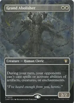 Grand Abolisher (Borderless) R Commander Masters 625 - LP MTG - Image 1