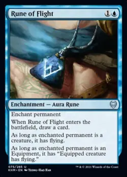 Rune of Flight - Near Mint MTG Kaldheim - Image 1