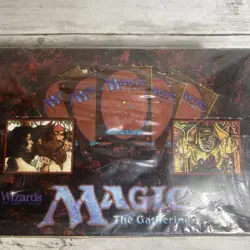 MTG 4th Fourth Edition Booster Box Sealed Sealed Shrink, box damage English - Image 1