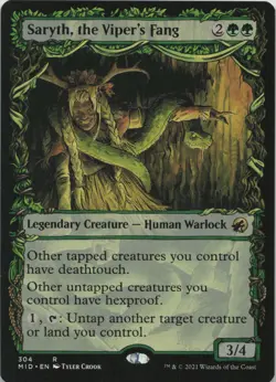 Saryth, the Viper's Fang (Showcase) R Innistrad: Midnight Hunt 304 - LP MTG - Image 1