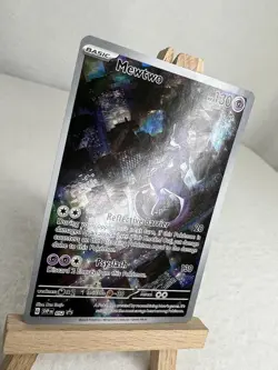 Pokemon Mewtwo 052 Sv: Scarlet & Violet Promo Cards Holo Near Mint Off Center - Image 2