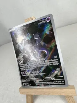 Pokemon Mewtwo 052 Sv: Scarlet & Violet Promo Cards Holo Near Mint Off Center - Image 3