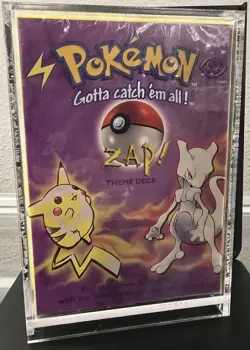 FACTORY New SEALED 1999 Pokemon Zap Base Set Theme Deck Wizards of The Coast 742818060189 - Image 1