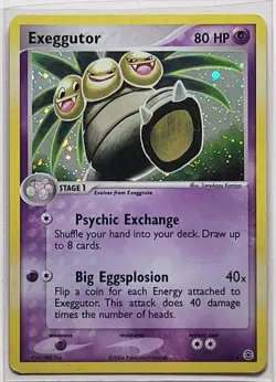 Pokemon TCG - Exeggutor FireRed & LeafGreen 5/112 Holo Rare LP - Image 1