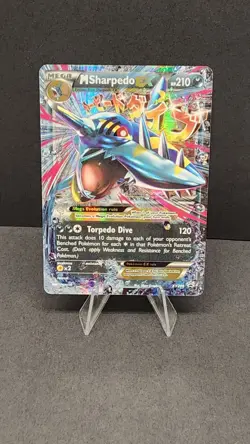 2017 Pokemon TCG M Sharpedo Ex XY200 XY ultra rare holo - Image 1