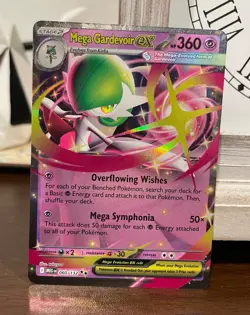 Pokemon TCG Mega Gardevoir EX 060/132 Me01: Mega Evolution Double Rare Holo NM - Image 1