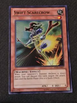 Swift Scarecrow AP04-EN007 Super Rare Unlimited Edition NM Yugioh - Image 1