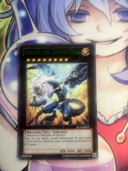 THUNDER END DRAGON GREEN RARE SPANISH DL16-EN012 SP012 NEAR MINT YUGIOH - Image 1