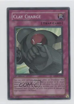 Super Rare - Clay Charge 1st Ed. YuGiOh Duelist Pack: Jaden Yuki #DP1-EN030 READ - Image 1