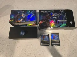 Magic The Gathering Final Fantasy Gift Bundle Dice Lands Card Box No Packs - Image 1