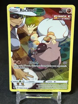 Rockruff # TG07/TG30 SWSH12: Silver Tempest Trainer Gallery Pokemon Card NM - Image 3