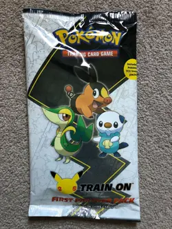 Pokemon Cards First Partner Pack Unova 25 Year Anniversary 2 Boosters Packs 820650809644 - Image 1