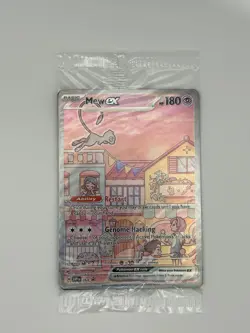 Mew ex 053 Pokemon 151 Promo Card Holo - Sealed - Scarlet And Violet TCG - Image 1
