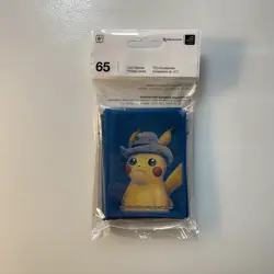 Pokemon Center x Van Gogh Museum Pikachu Self-Portrait 65 Card Sleeves - Image 1