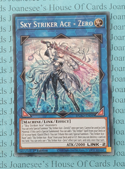 DUAD-EN049 Sky Striker Ace = Zero Secret Rare Yu-Gi-Oh Card 1st New - Image 1