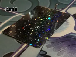 Holographic Blank Genuine Pokemon Card - Swirl Holo - LP - [H] - Image 1