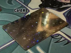 Holographic Blank Genuine Pokemon Card - Swirl Holo - LP - [H] - Image 4