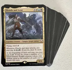 Elenda and Azor Commander Deck EDH MTG Knights Black Blue White 100 Cards - Image 1