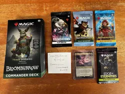 Magic The Gathering-Bloomburrow Commander Bundle-Peace Offering Precon - Image 1