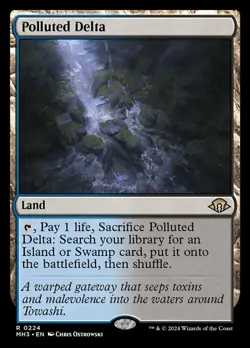 [1x] Polluted Delta Near Mint, English Modern Horizons 3 MTG Magic - Image 1