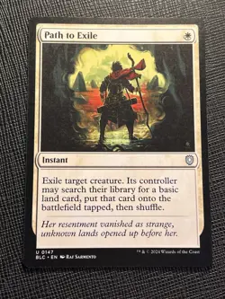 PATH TO EXILE - MTG - NON FOIL - BLC - BLOOMBURROW - 2024 - NM - Image 1