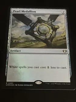 MTG Pearl Medallion Commander Masters 0401 Foil Rare - Image 1
