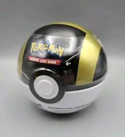 B20 Pokeball Tin Ultra Ball Brand New Sealed Pokemon 3 Packs XY Sun Moon - Image 1