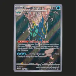 Clawitzer 141/132!Mega Evolution Illustration Rare Pokemon TCG NM 🔥 - Image 1