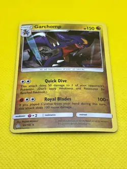 Pokemon TCG Garchomp 99/156 Ultra Prism Cracked Ice Holo - Image 3