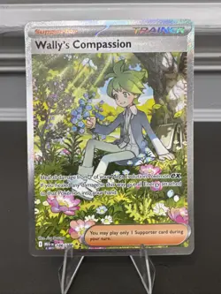 Wally's Compassion 186/132 Special Illustration Rare Pokemon Mega Evolution NM - Image 1