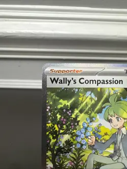 Wally's Compassion 186/132 Special Illustration Rare Pokemon Mega Evolution NM - Image 3