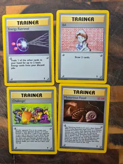 4x 2002 Trainer Pokemon Karte 106/107/108/109 Legendary Collection - Image 1