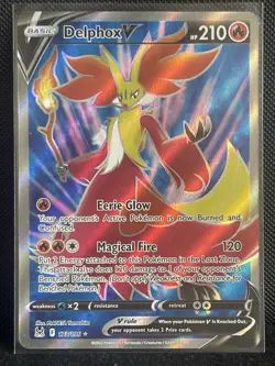 Pokemon - Delphox V (Full Art) - 173/196 - Lost Origin - Holo - Ultra Rare NM - Image 1
