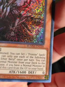 Primite Dragon Ether Beryl (Secret Rare) BLMM-EN130 (NM) Yu-Gi-Oh! TCG - Image 4