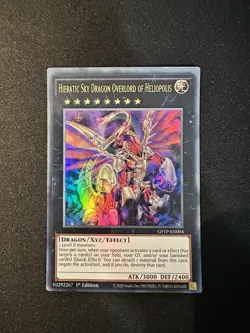 Yu-Gi-Oh! HIERATIC SKY DRAGON OVERLORD OF HELIOPOLIS GFTP-EN004 Ultra Rare NM/M - Image 1