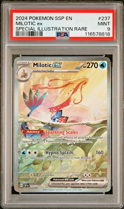 Pokemon Card Milotic ex 237/191 Surging Sparks ENG inglese Mint PSA 9 - Image 1