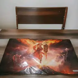 Red Angel-MTG Playmat TCG CCG Card Game Play Mat Mouse Pad - Image 1