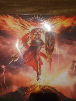 Red Angel-MTG Playmat TCG CCG Card Game Play Mat Mouse Pad - Image 2