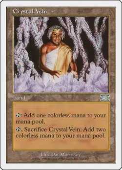 Crystal Vein Classic Sixth Edition Magic The Gathering MTG Card - Image 1