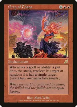 Grip of Chaos Scourge Magic The Gathering MTG Card - Image 1