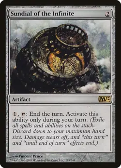 Sundial of the Infinite Magic 2012 (M12) Magic The Gathering MTG Card - Image 1