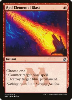 Red Elemental Blast Masters 25 Magic The Gathering MTG Card - Image 1