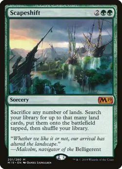 Scapeshift Core Set 2019 Magic The Gathering MTG Card - Image 1