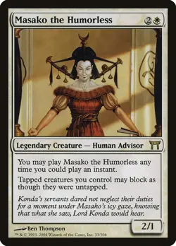 Masako the Humorless Champions of Kamigawa Magic The Gathering MTG Card - Image 1