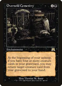 Oversold Cemetery Onslaught Magic The Gathering MTG Card - Image 1