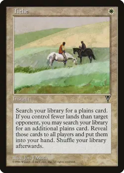 Tithe Visions Magic The Gathering MTG Card - Image 1