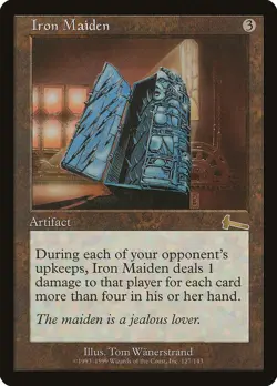 Iron Maiden Urza's Legacy Magic The Gathering MTG Card - Image 1