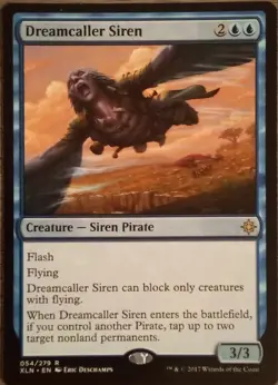 Dreamcaller Siren #054/279 MTG Ixalan Rare Near Mint - Image 1