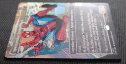 MTG super full art pleb foil spectacular Spider Human Hero 971744 - Image 3